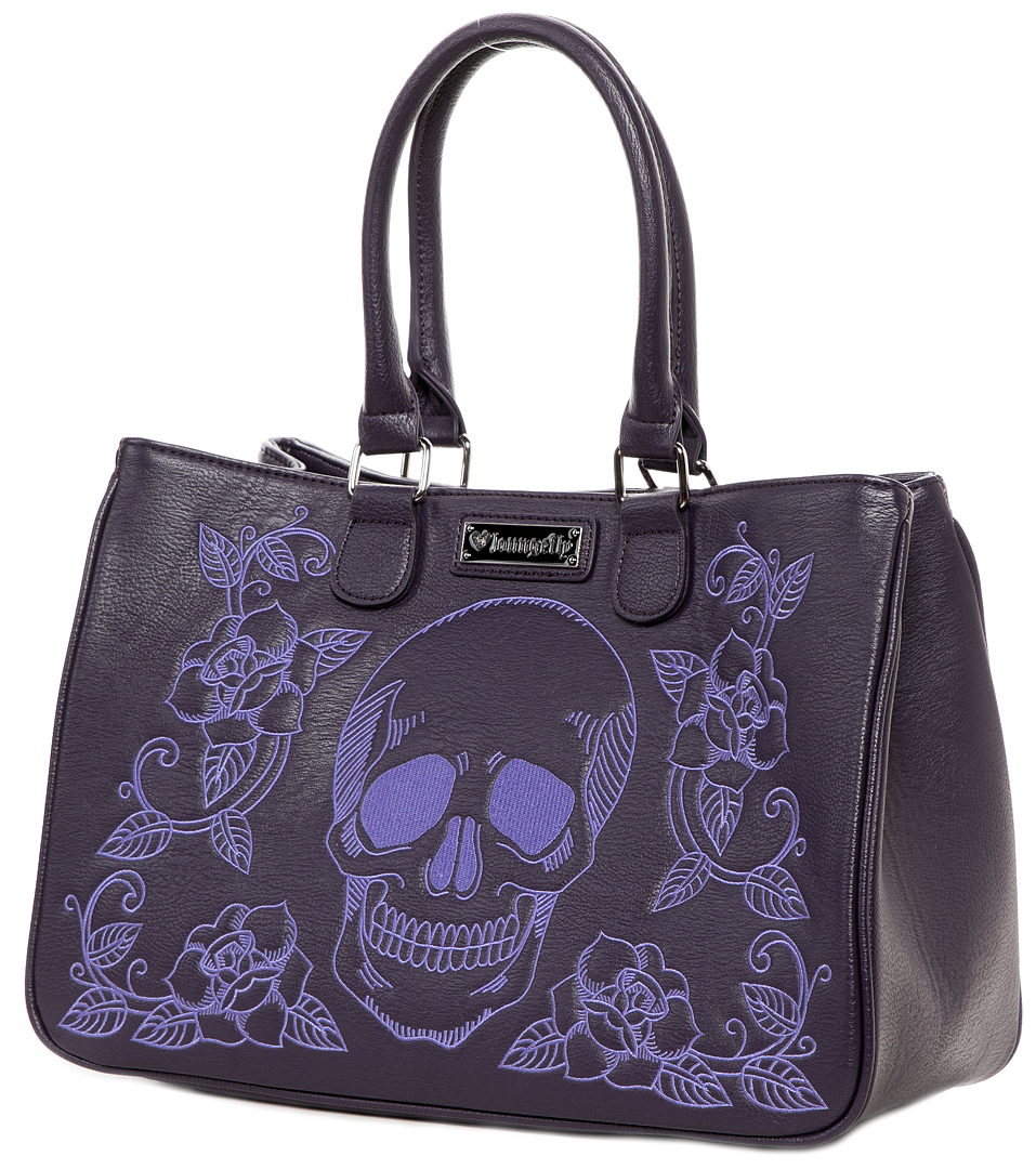Black & Orange Skull Purse | DARKOTHICA® Gothic home decor, gifts, art and  more!