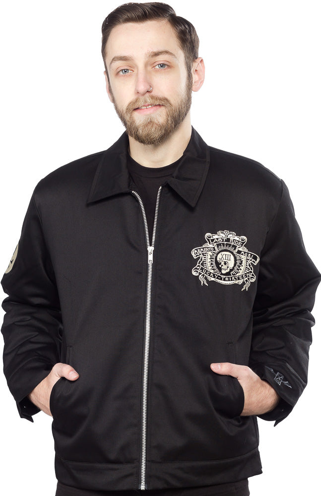 LUCKY 13 RIDE IN PEACE LINED JACKET