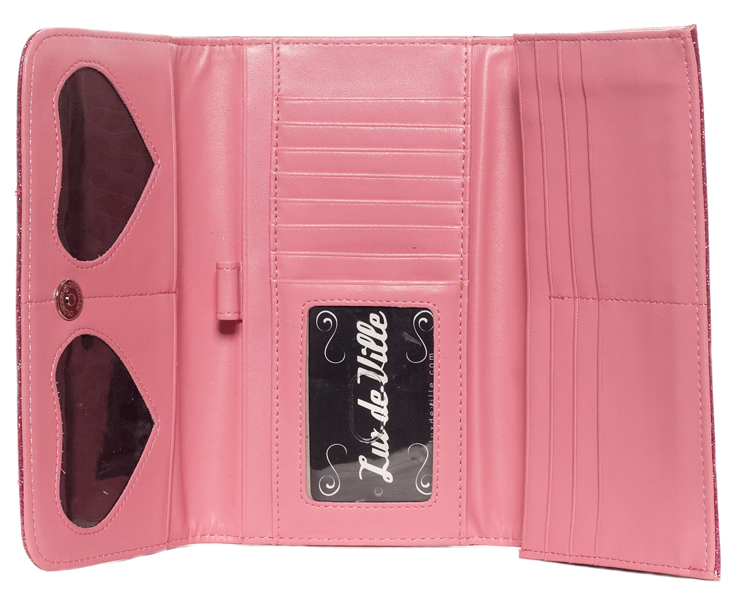 Winkle Pink Sparkle Coffin Wallet – Lux de Ville