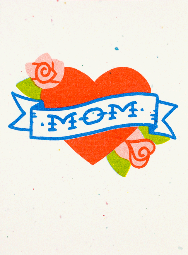 THESE ARE THINGS MOM TATTOO GREETING CARD