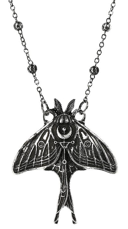 RESTYLE MOON MOTH NECKLACE