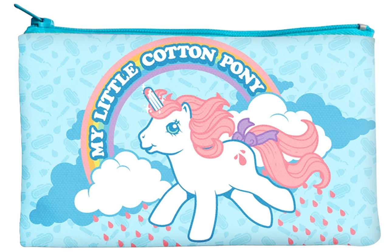 HAREBRAINED MY LITTLE COTTON PONY POUCH