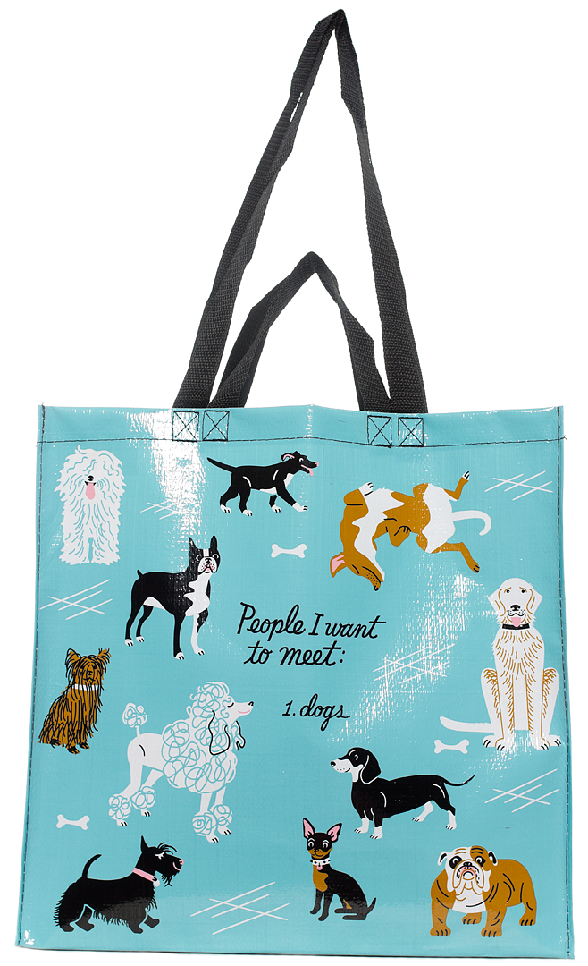 PEOPLE TO MEET: DOGS SHOPPER TOTE BAG
