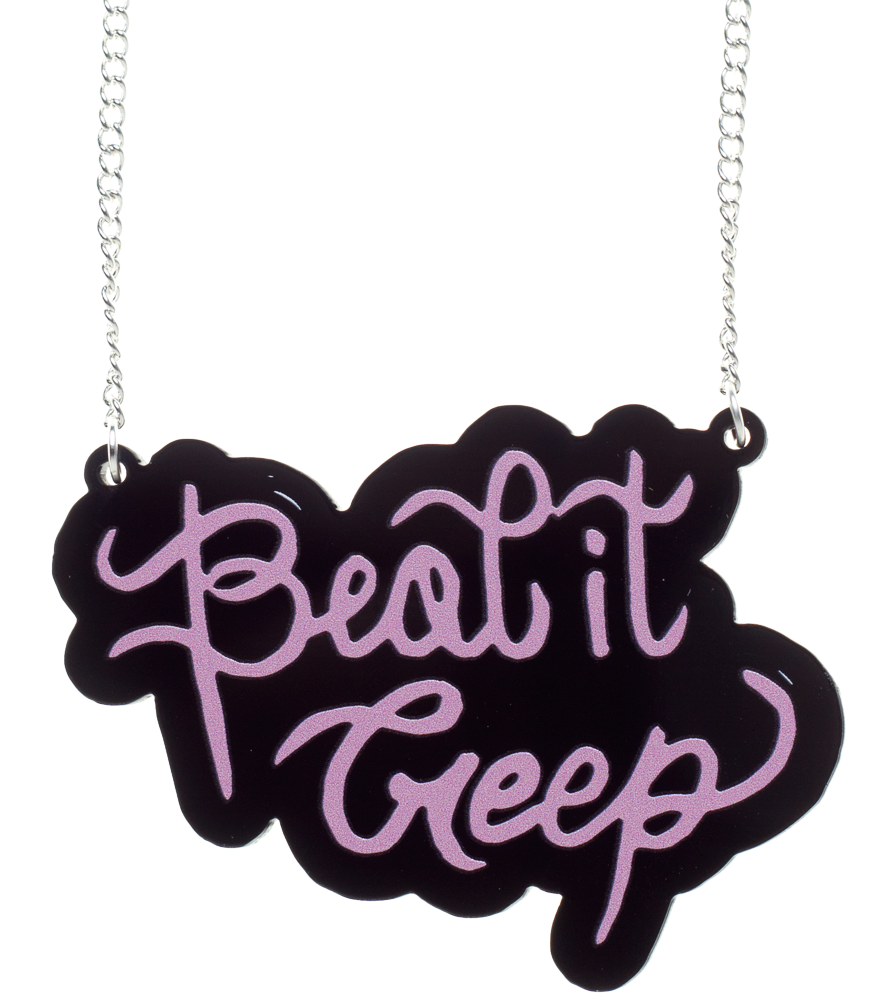 PUNKY PINS BEAT IT CREEP NECKLACE