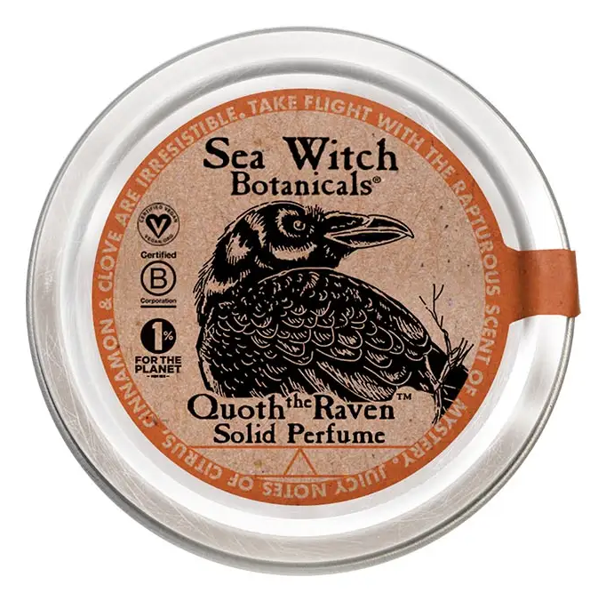SEA WITCH BOTANICALS QUOTH THE RAVEN SOLID PERFUME