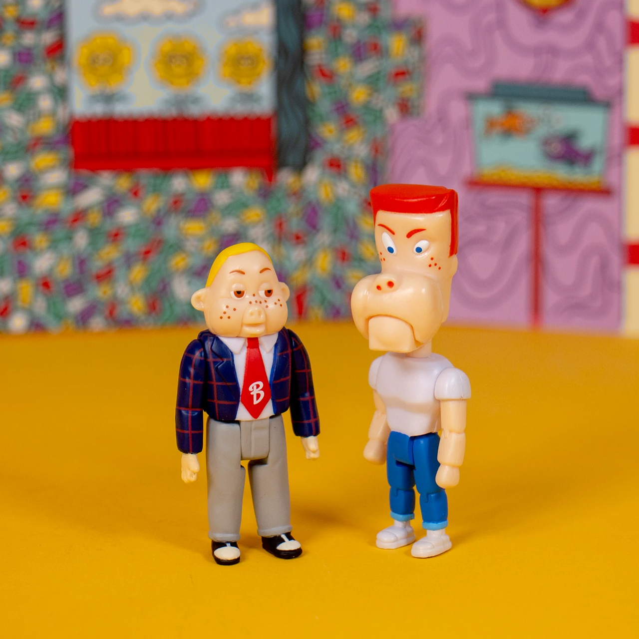 REACTION: PEE-WEE'S PLAYHOUSE RANDY & BILLY BALONEY FIGURES
