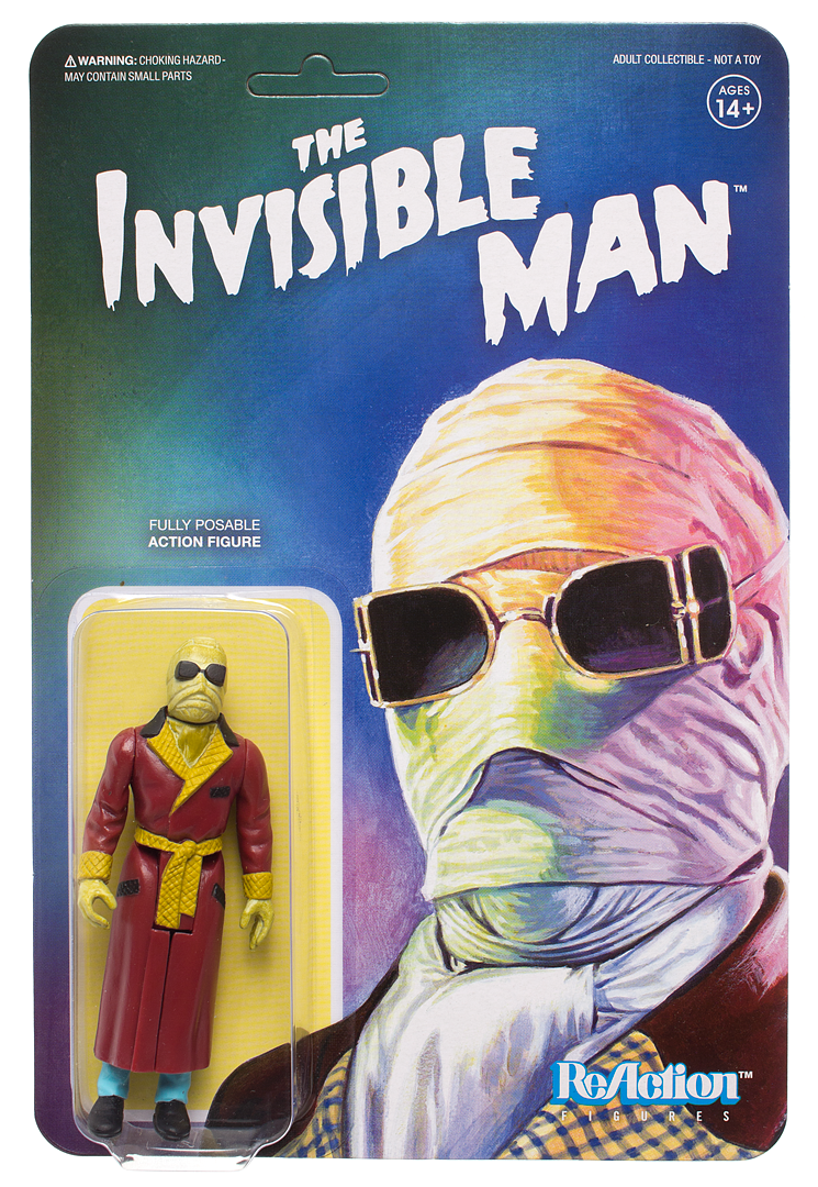 REACTION: THE INVISIBLE MAN ACTION FIGURE