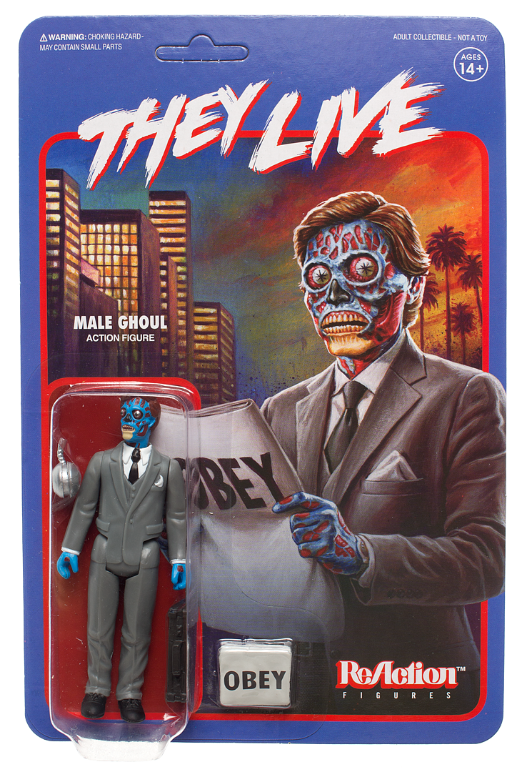 REACTION: THEY LIVE MALE GHOUL ACTION FIGURE