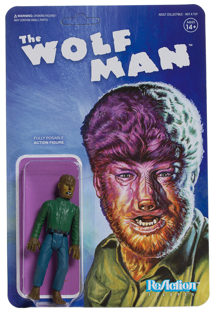 REACTION: UNIVERSAL MONSTERS - THE WOLF MAN FIGURE