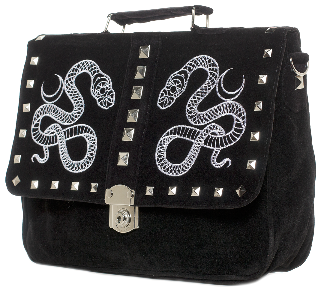 RESTYLE MOON SNAKE PURSE