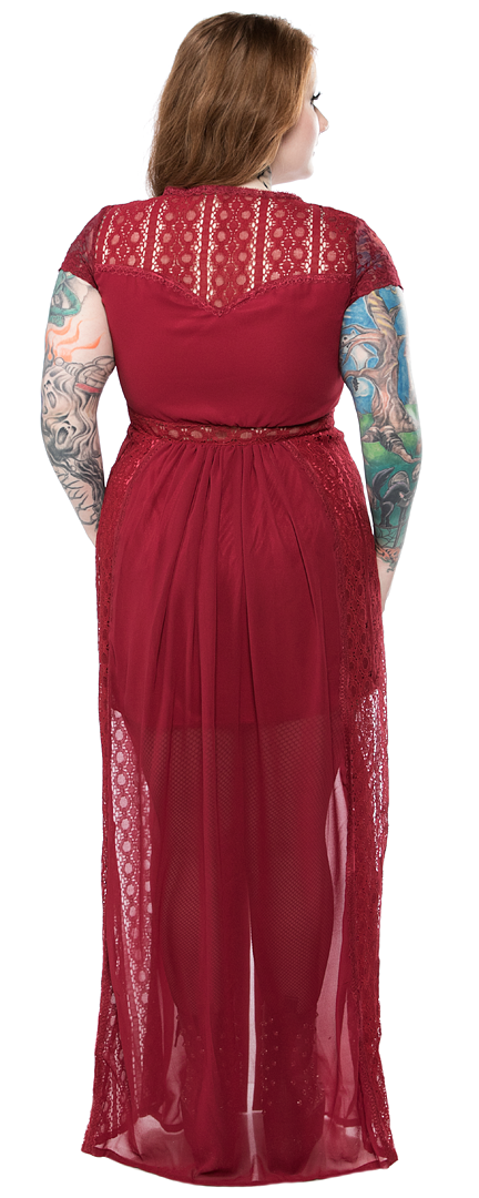 RESTYLE RED GRACE DRESS