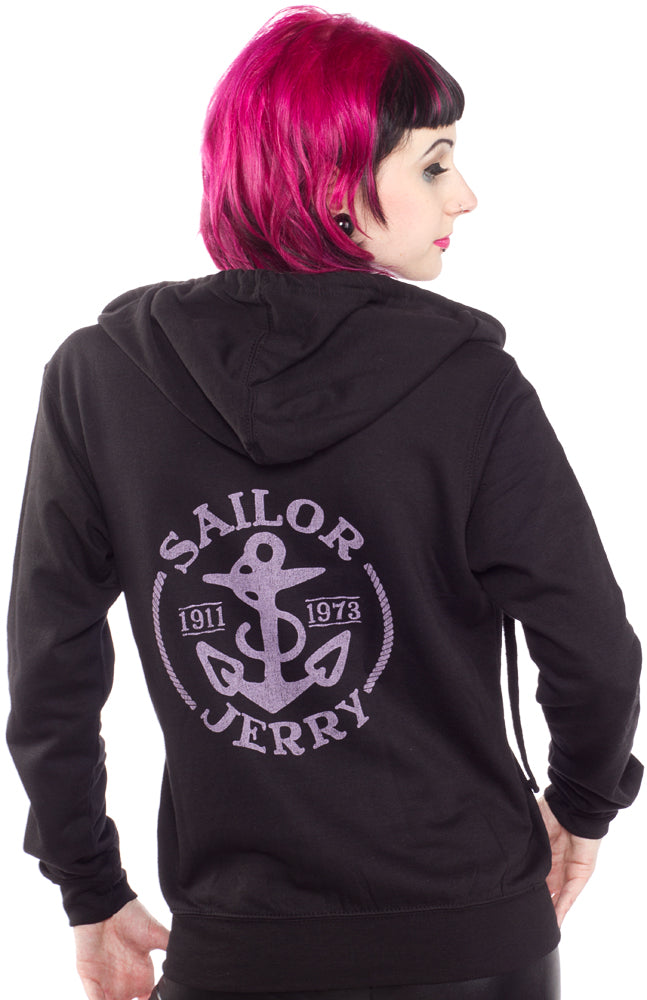 SAILOR JERRY GALS ROPED HOODIE
