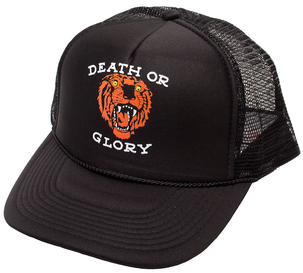 SAILOR JERRY DEATH OR GLORY TRUCKER HAT BLK
