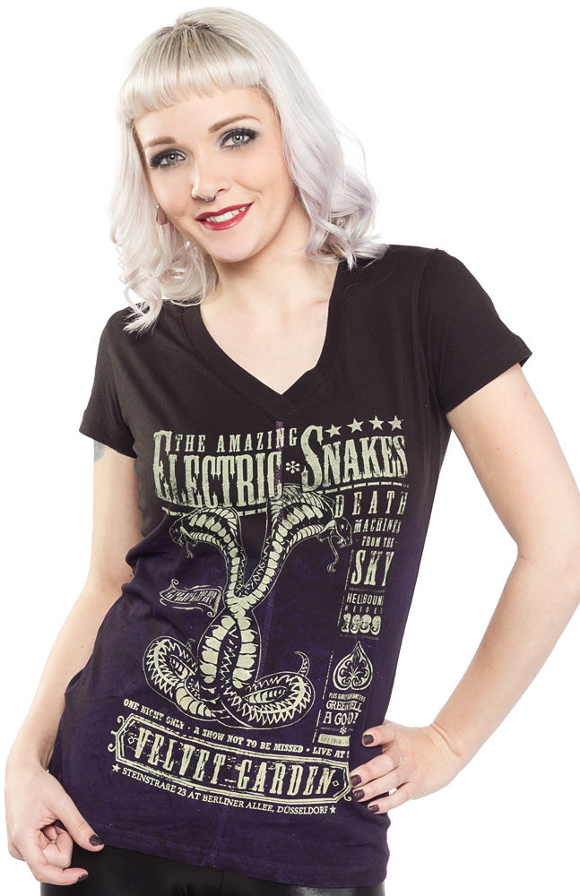 SERPENTINE THE AMAZING ELECTRIC SNAKES TEE