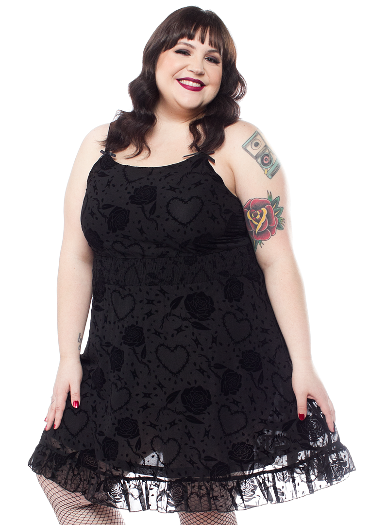 SOURPUSS BARBED WIRE DOLLY DRESS