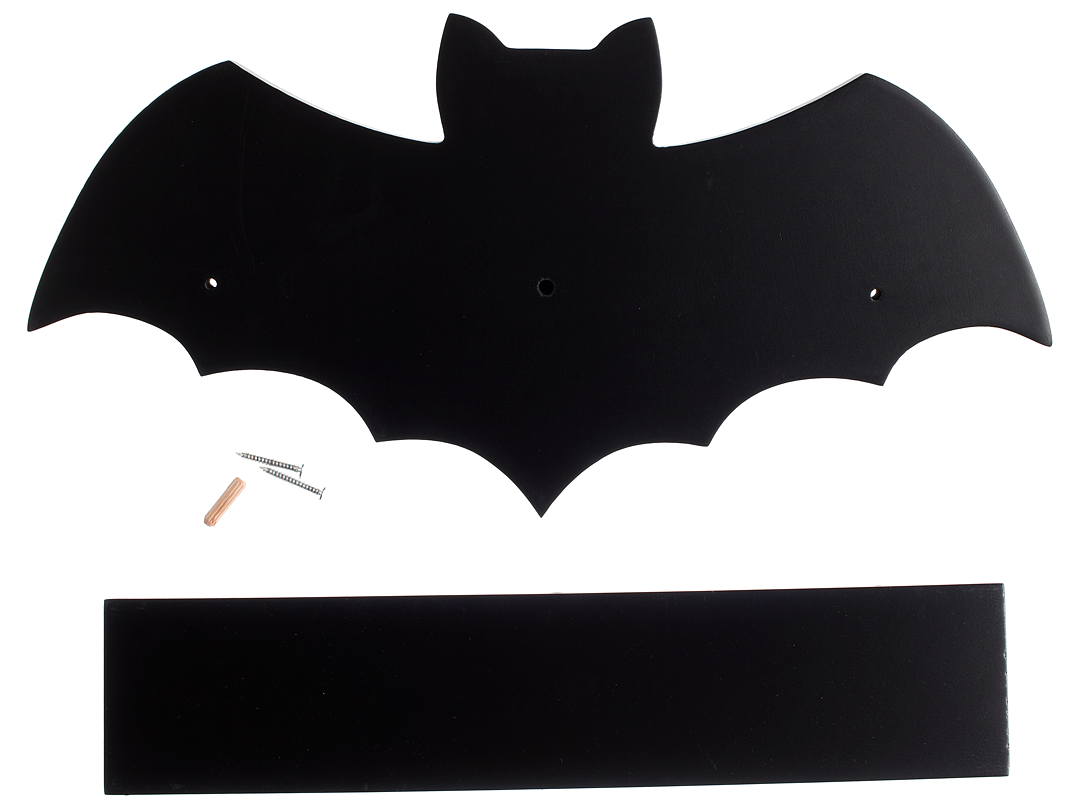 Sourpuss Black Bat Bath Mat