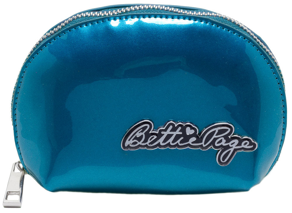 SOURPUSS BETTIE PAGE MAKEUP BAG BLUE ----retired----03/29/2018----The Sub