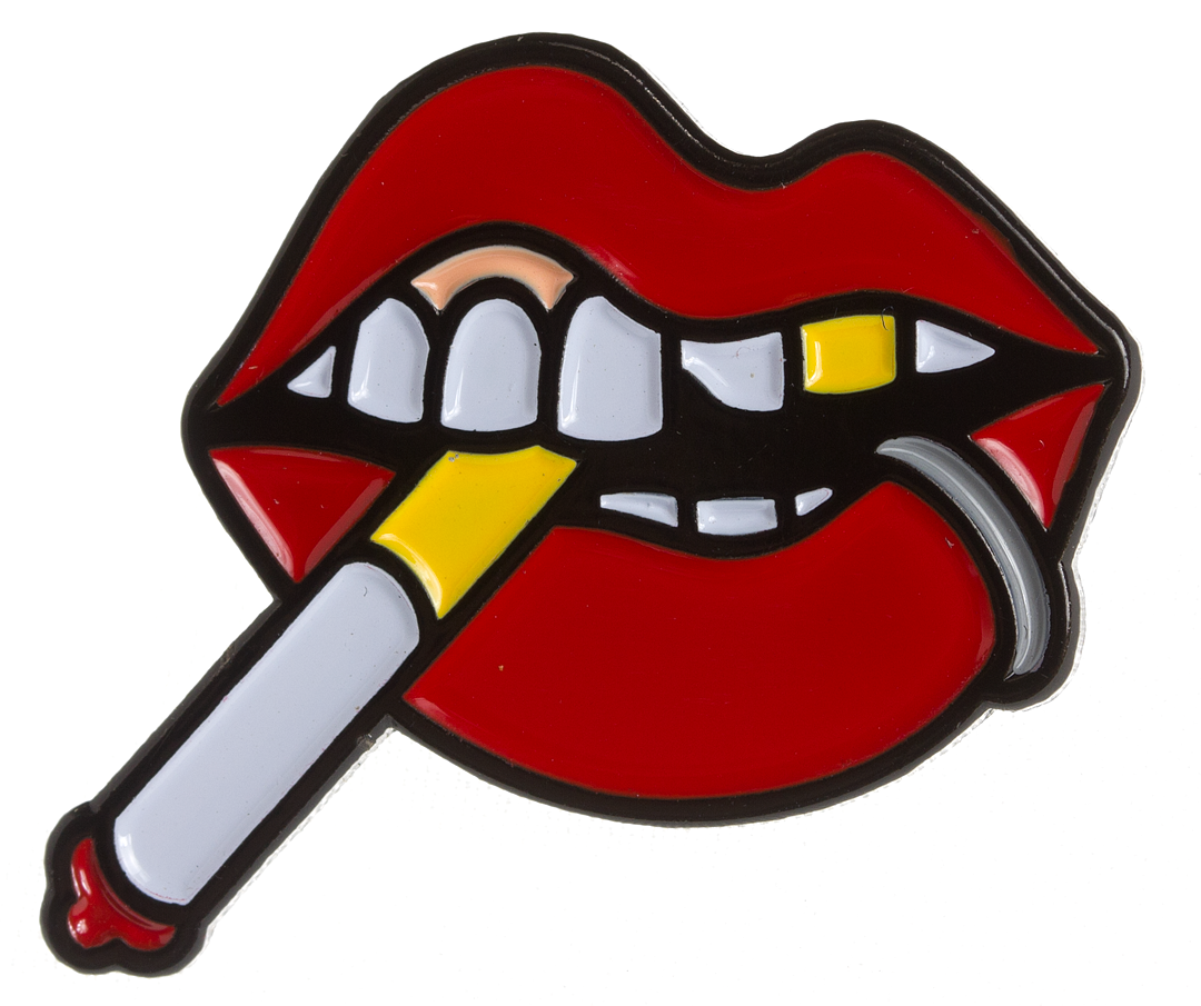 SOURPUSS CHIPPED TOOTH ENAMEL PIN