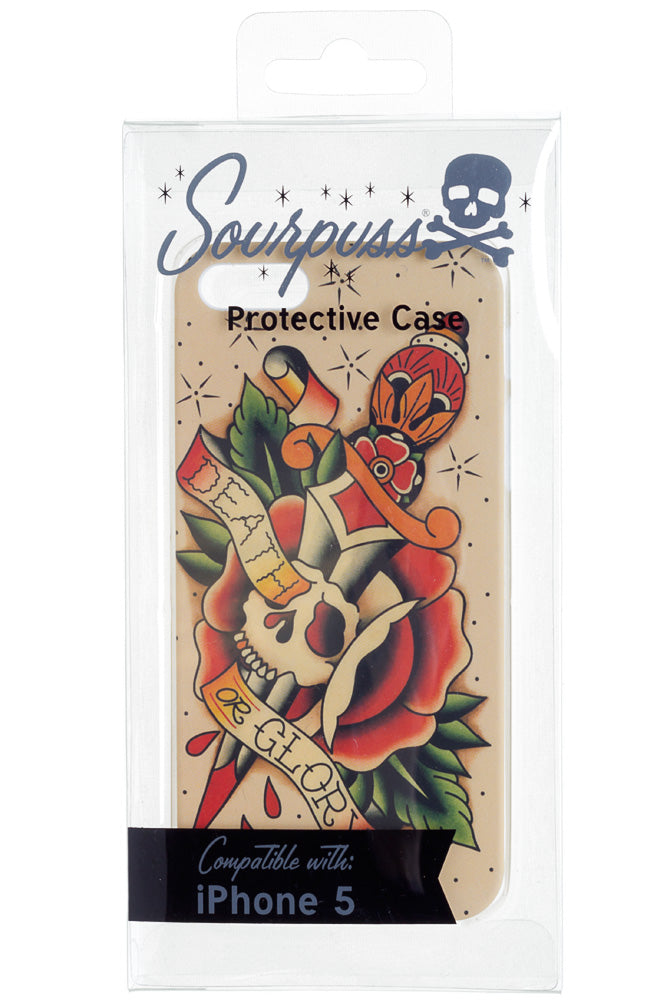 SOURPUSS DEATH OR GLORY IPHONE CASE ----07/18/2016----retired----The Sub