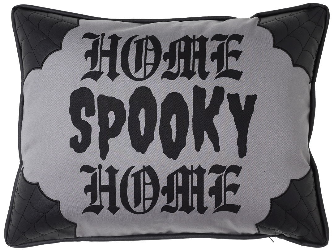 SOURPUSS CANVAS SPOOKY HOME PILLOW ---- retired ---- 8/1/2019