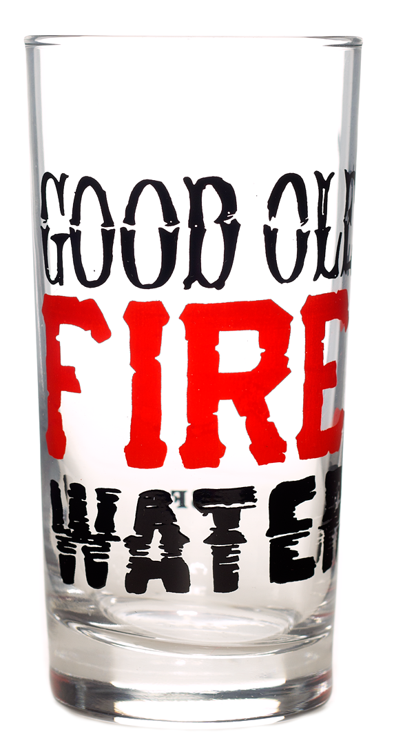SPITFIRE GIRL FIRE WATER GLASS SET