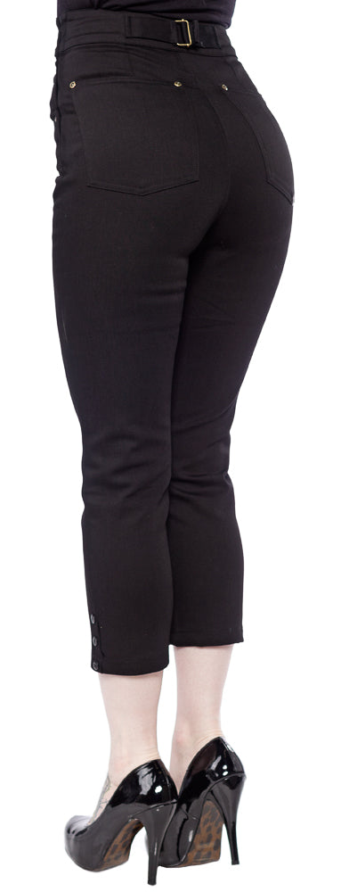 STEADY CINCHED CAPRIS BLACK