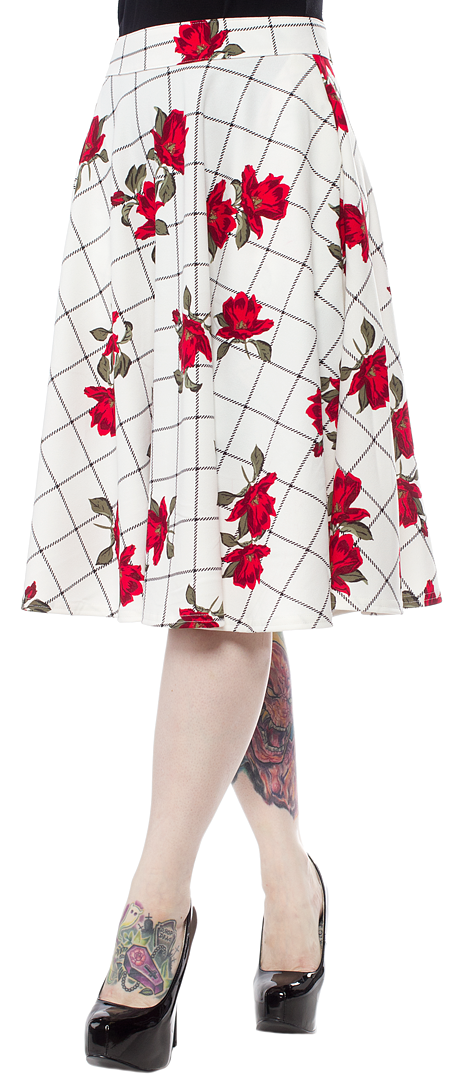 STEADY WAR OF THE ROSES THRILLS SKIRT