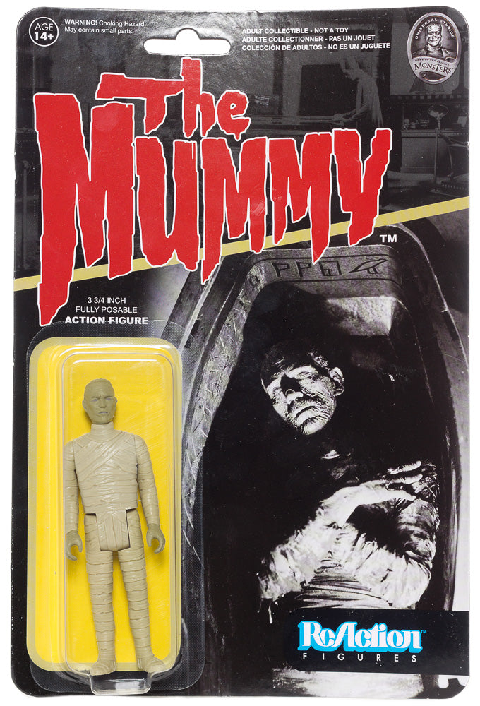 REACTION: UNIVERSAL MONSTERS ACTION FIGURE - MUMMY