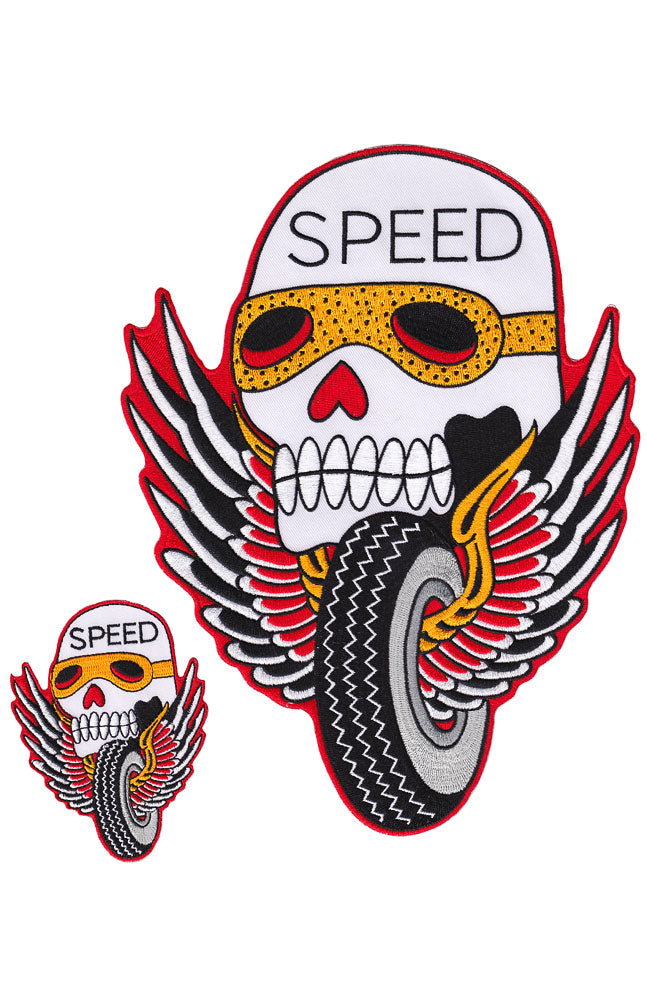 THRILLHAUS SPEED SKULL SMALL PATCH