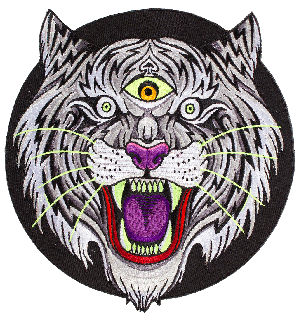 THRILLHAUS ELECTRIC TIGER BACK PATCH