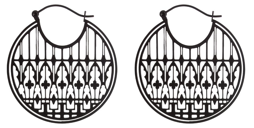 WILDCAT GOTHIC CATHEDRAL HOOPS BLACK