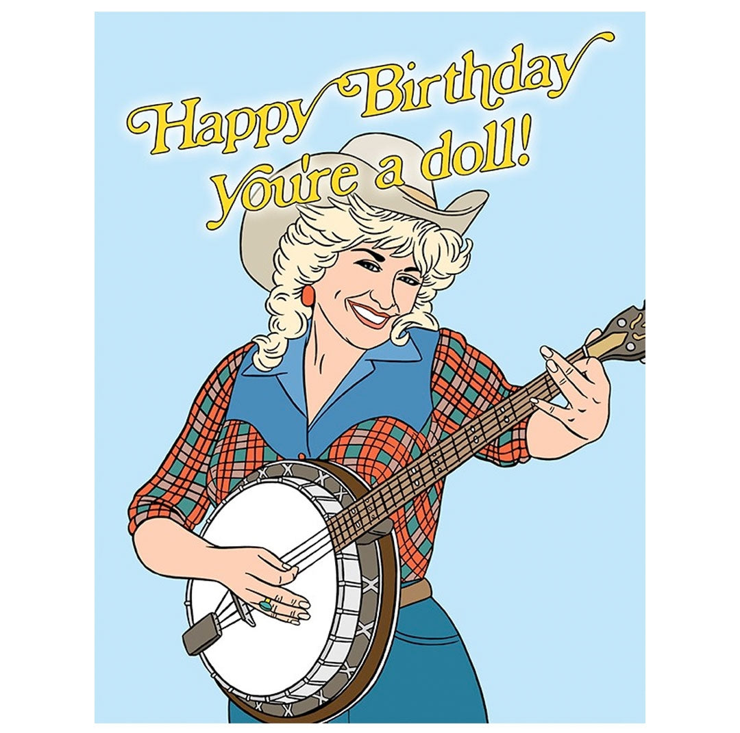 YOU'RE A DOLL BIRTHDAY GREETING CARD